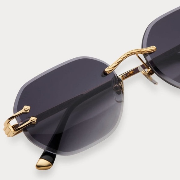 JAMES ORO Cavier Rimless Sunglasses - Collection i - Unisex - Picture 3 of 15